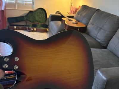 Wilson Bros Ventures Style Electric Guitar - Sunburst Finish, Mosrite Inspired