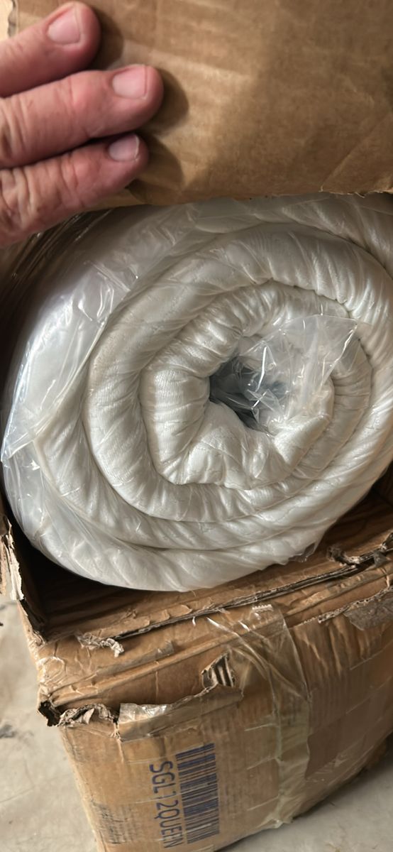 SGL 12" Queen Mattress - SN-8006 Rolled & Boxed for Easy Transport