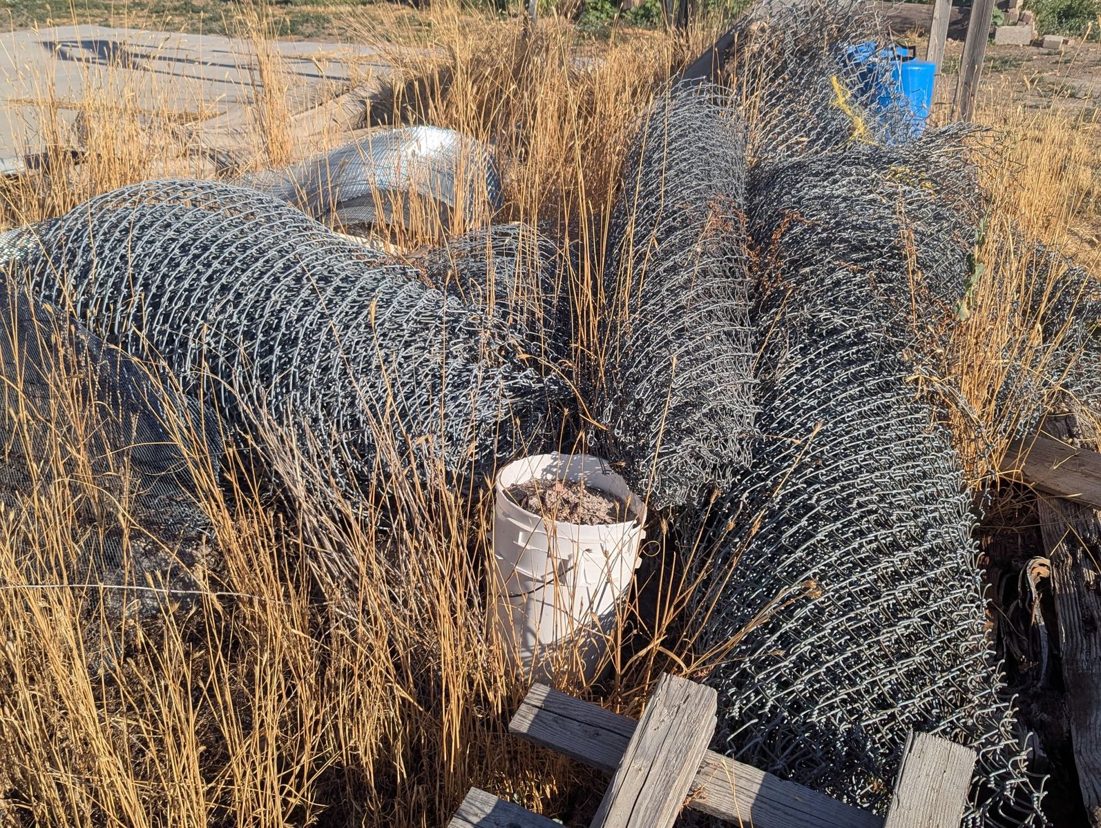 Chain link fence