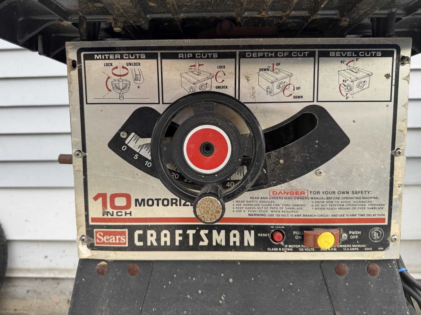 CRAFTSMAN Table saw 10 in