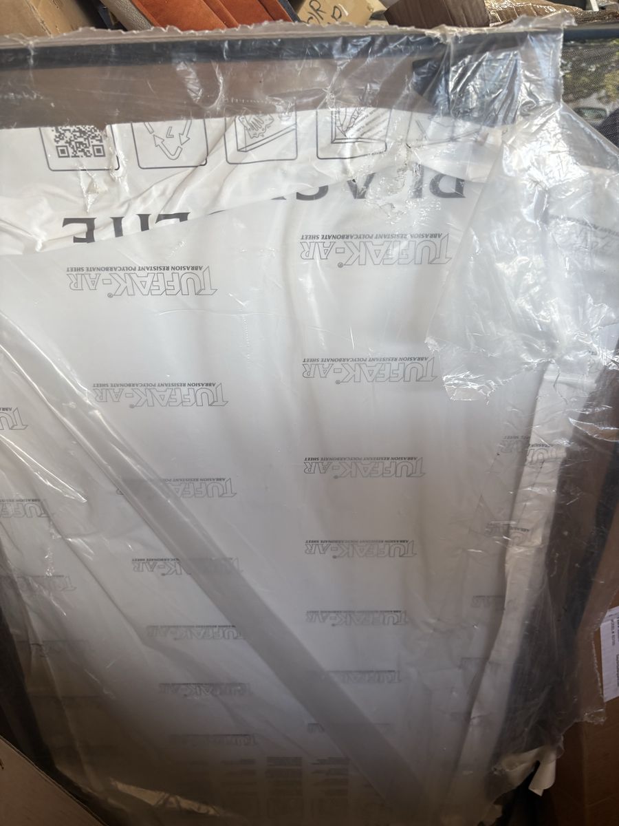 TUFFAK-AR Abrasion Resistant Polycarbonate Sheet - Clear, Durable Panel for Various Uses