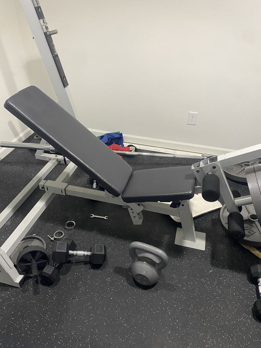 Bench Bar and Weight Set