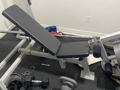 Bench Bar and Weight Set
