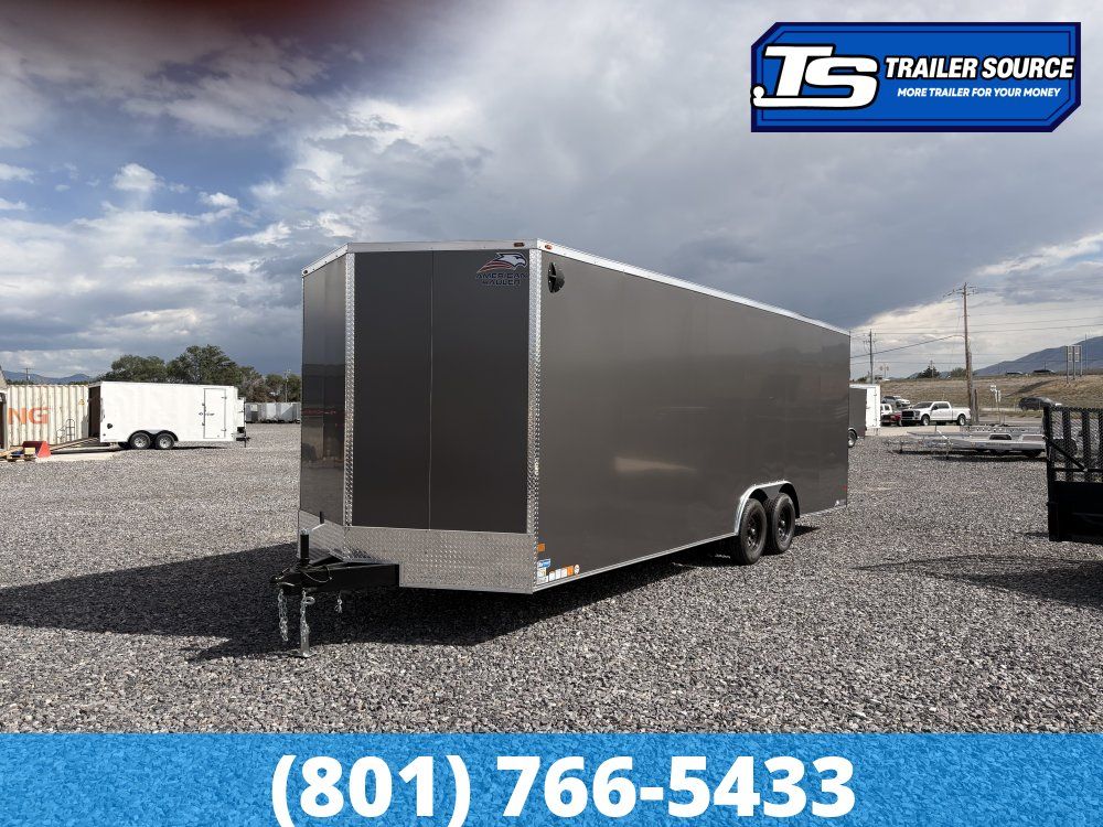 8.5x24 American Hauler Arrow Deluxe Enclosed Cargo Trailer - 7'6" Interior - 10K GVWR - .080 PolyCor, Screwless Exterior