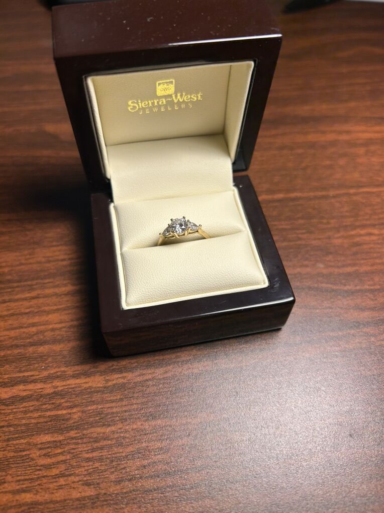 14k Yellow Gold Engagement Ring