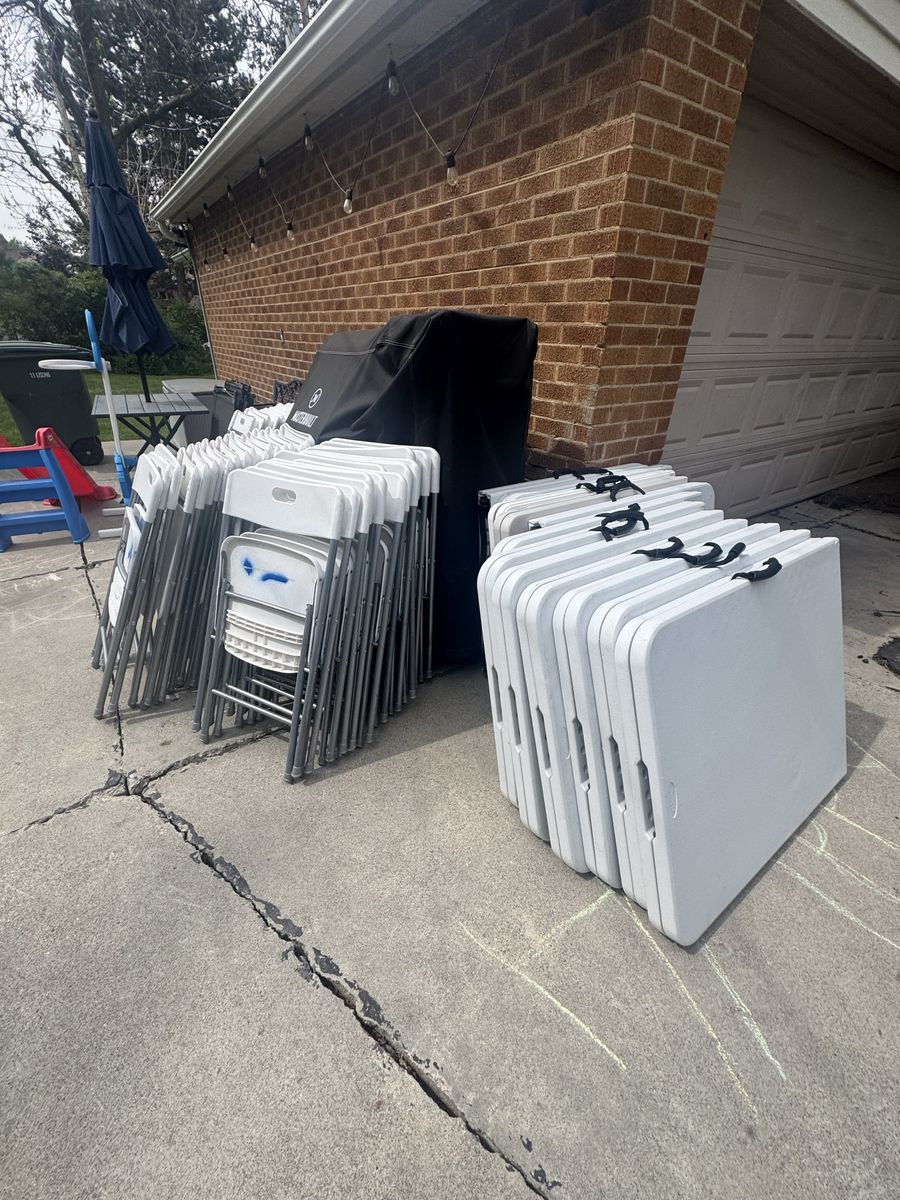 TABLES AND CHAIRS FOR RENT