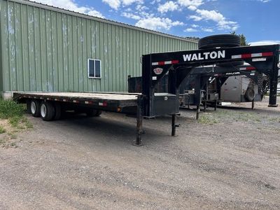 2022 Walton Gooseneck Flatbed Trailer
