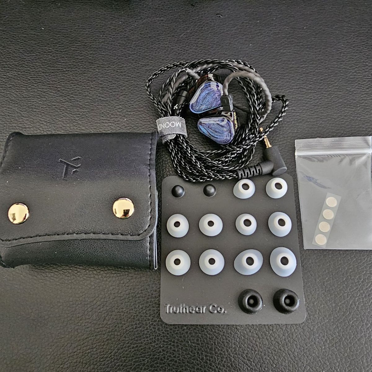 Truthear x Crinacle ZERO Blue 1s In-Ear Monitor (IEM) Dual Dynamic Driver In-Ear Headphones with Braided Cable
