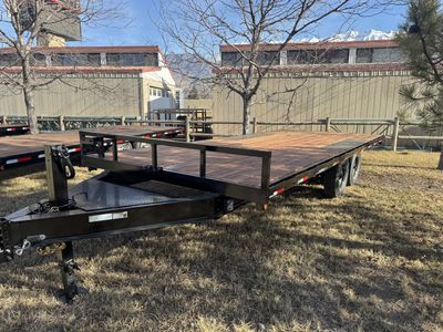 XQuadrax 8X20 Deckover Trailer #12,000 Pound Capacity