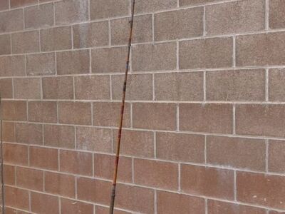 Vintage Unmarked Fishing Rod 8 Feet 7