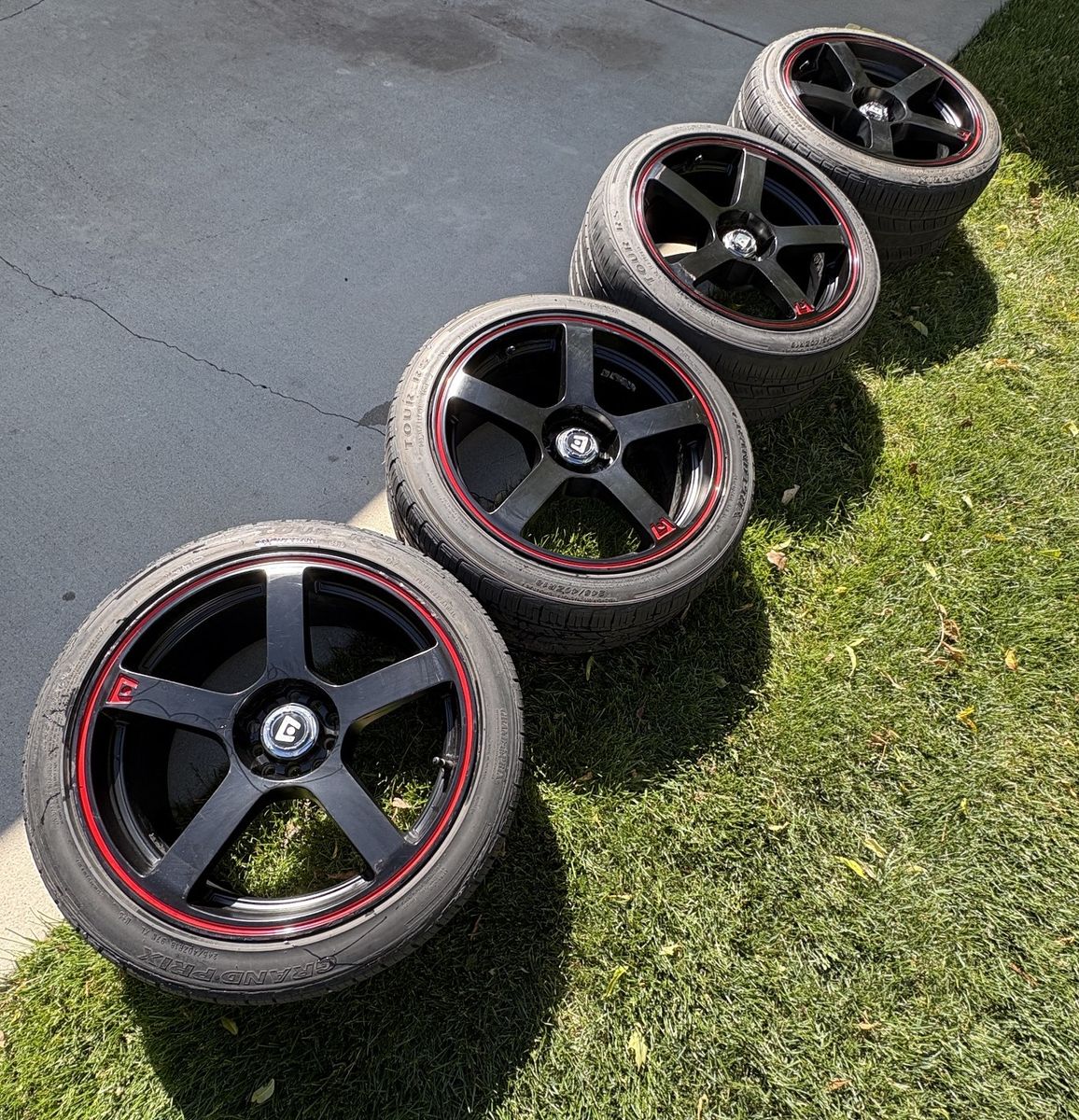 18” Motegi Racing MR116 Wheels & Tires – 5x114.3