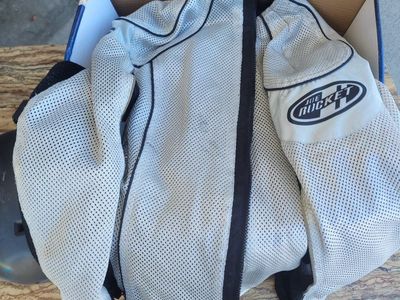 teen dirt bike Helmet and jacket