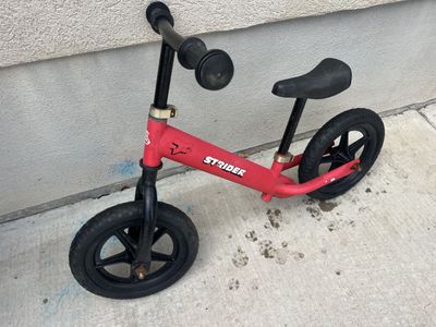 Red Strider, Balance, Bike Adjustable