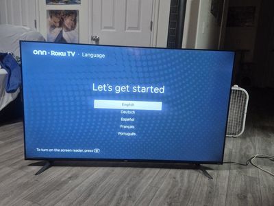 65inch onn roku smart tv