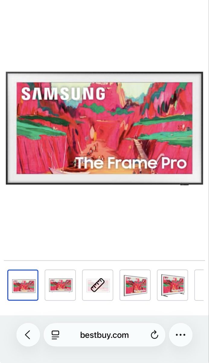 Brand New In Box Samsung Frame TV 75”