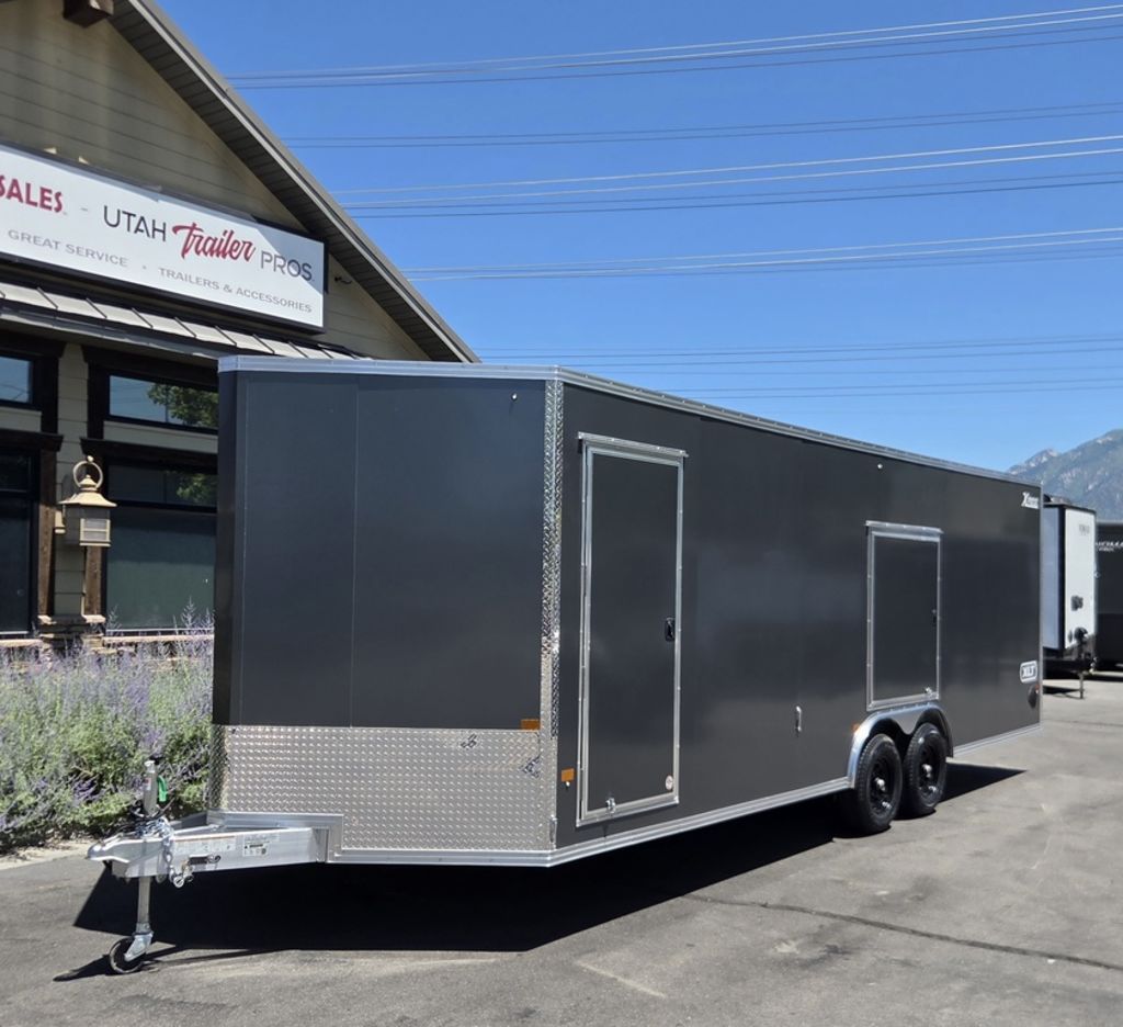2026 Xpress 8x24 / 8.5x24 .080 Aluminum PolyCor Enclosed /CarCargo 10k Axles New