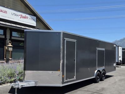 2026 Xpress 8x24 / 8.5x24 .080 Aluminum PolyCor Enclosed /CarCargo 10k Axles New
