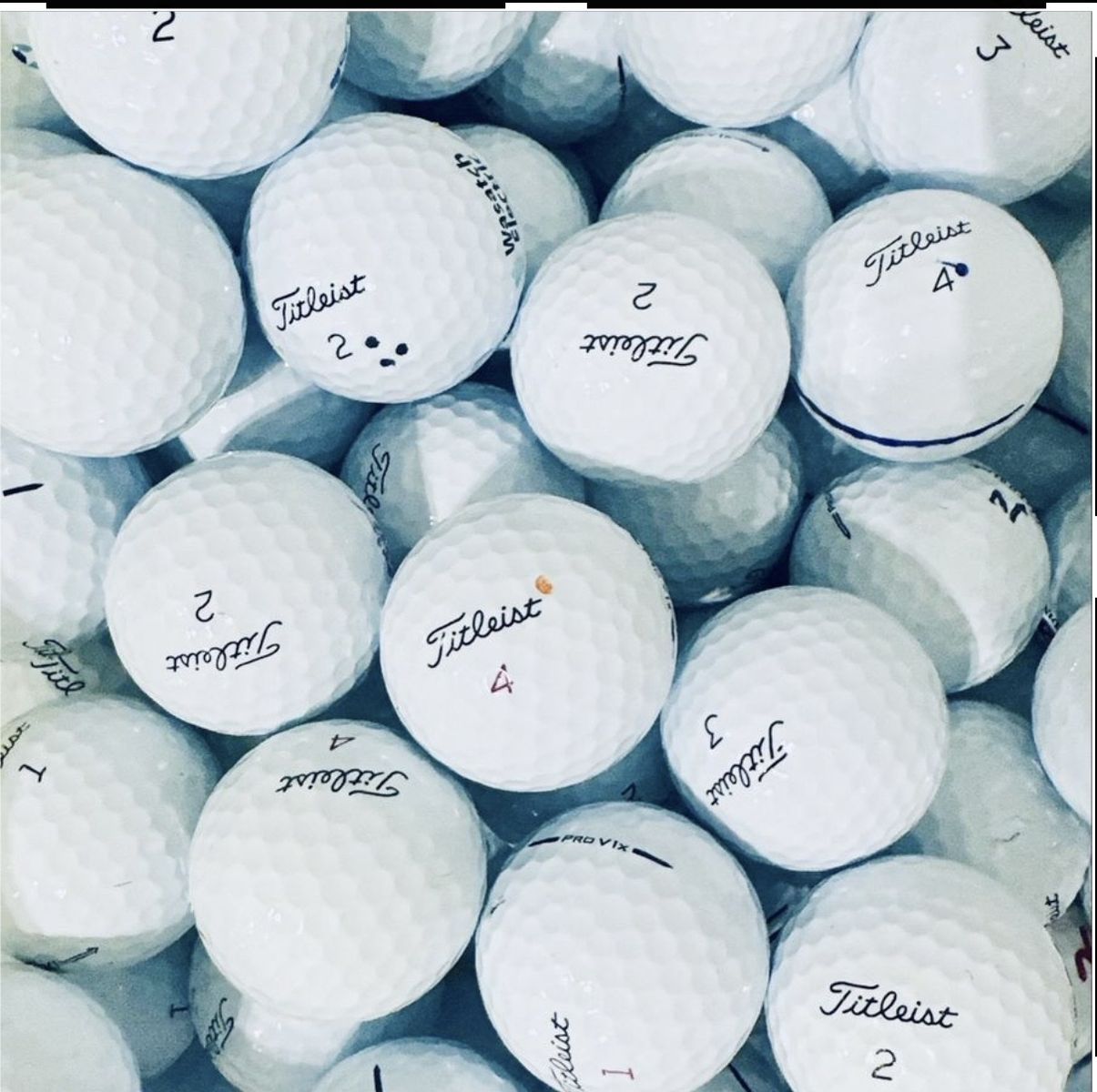 100 Like New Titleist ProV1X Golf Balls