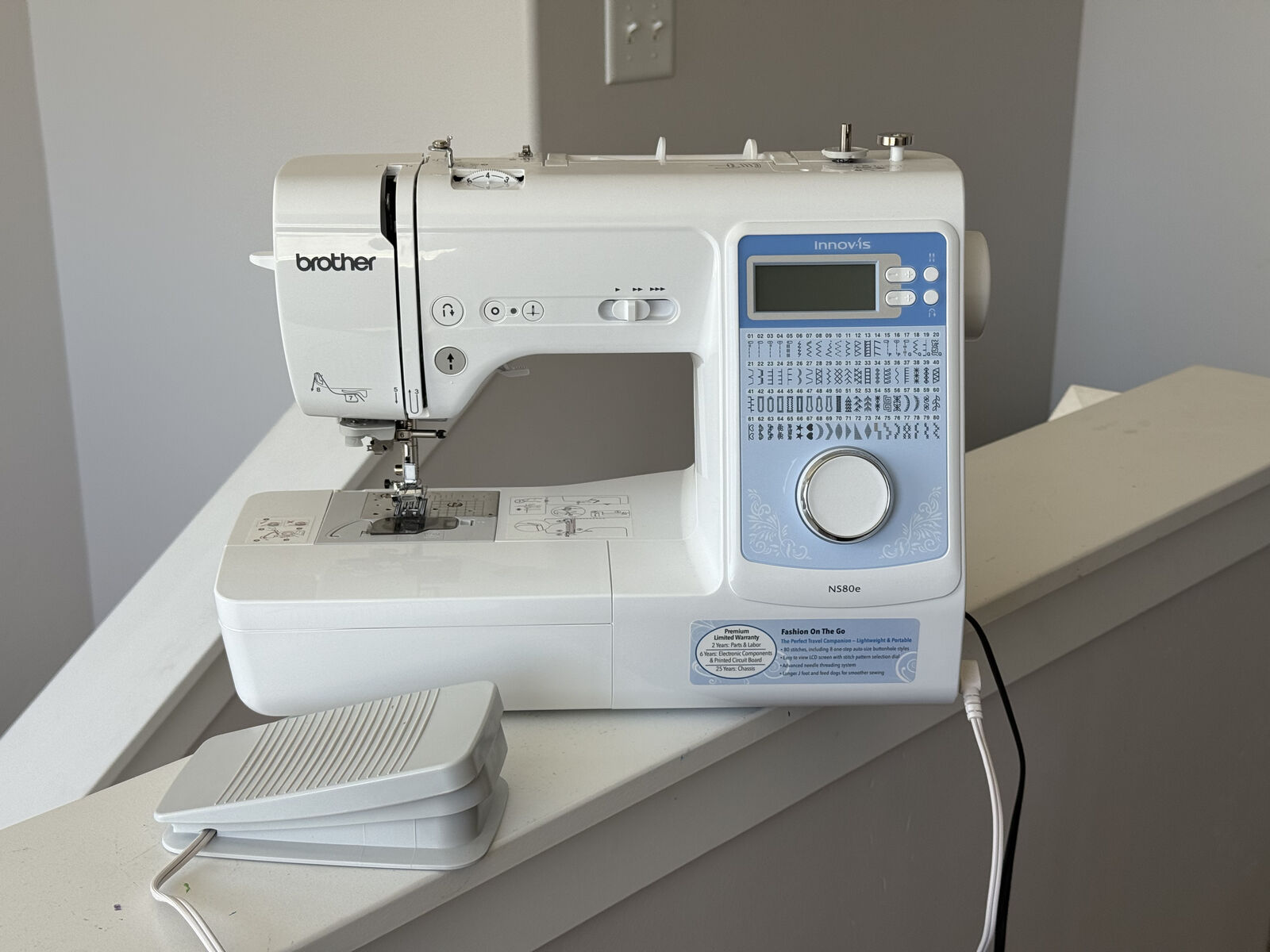 Brother NS80E Computerized Sewing Machine