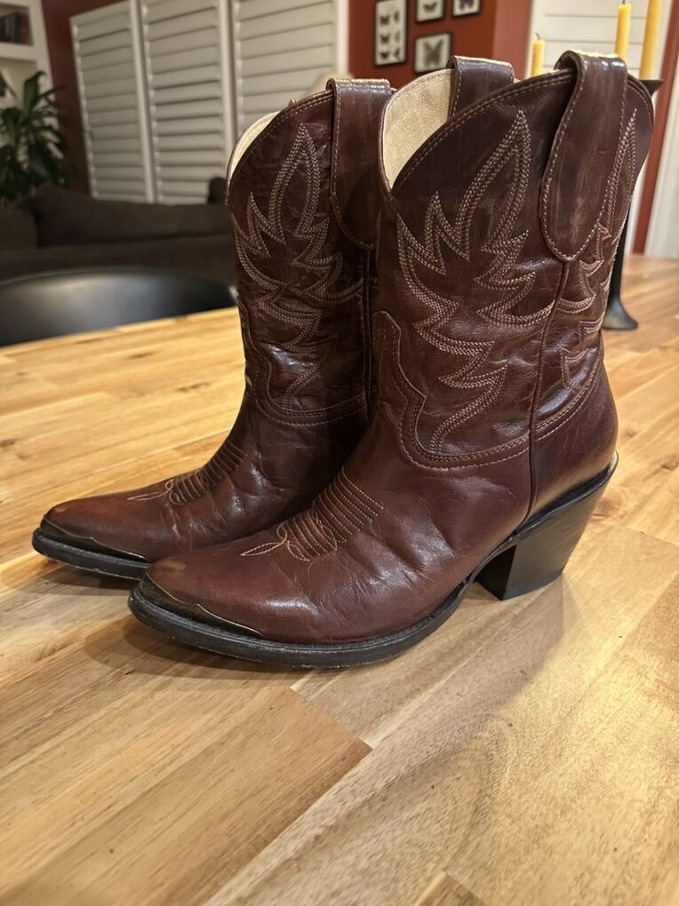 Womens Idylwild Brown Leather Boots