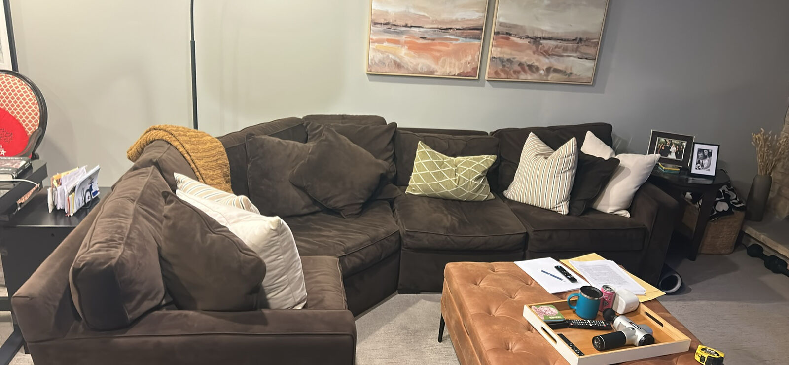 Family room sectional