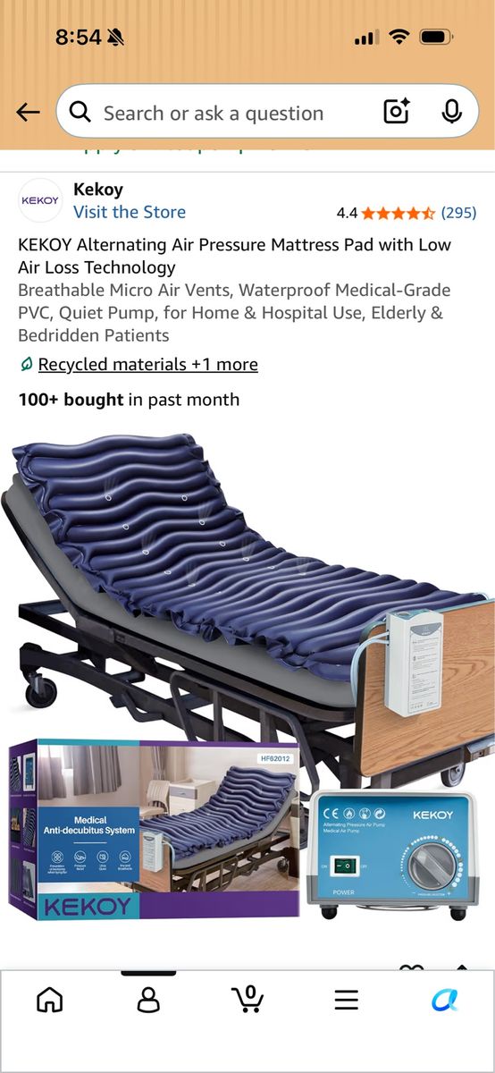 Kekoy Alternating air mattress topper