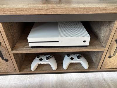 Xbox One S with Two Controllers