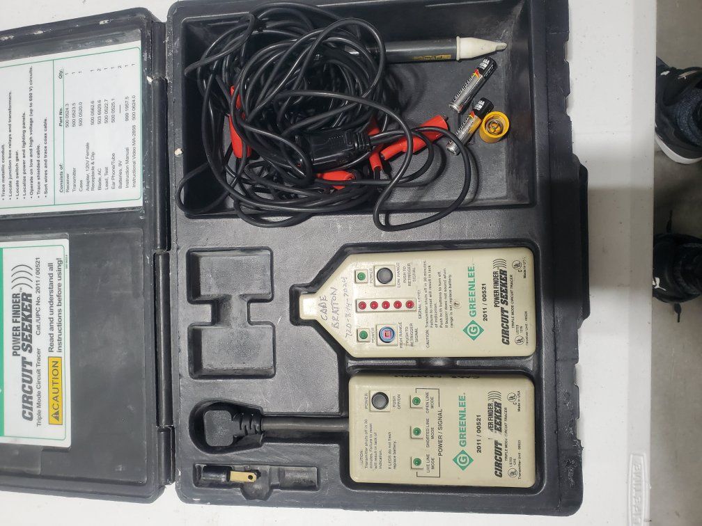 Greenlee 2011 Circuit Seeker / Power Finder Circui