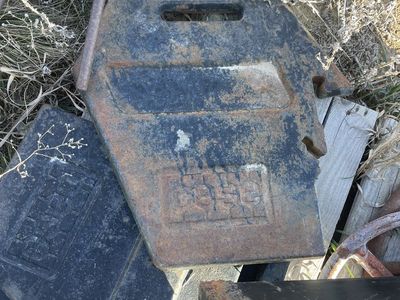 Case tractor weights