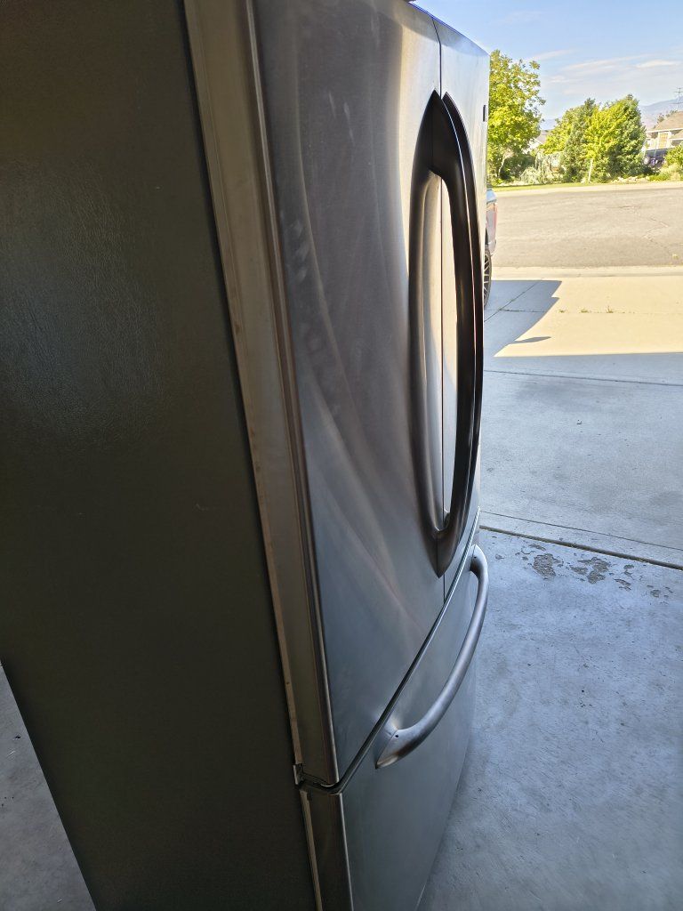 broken refrigerator