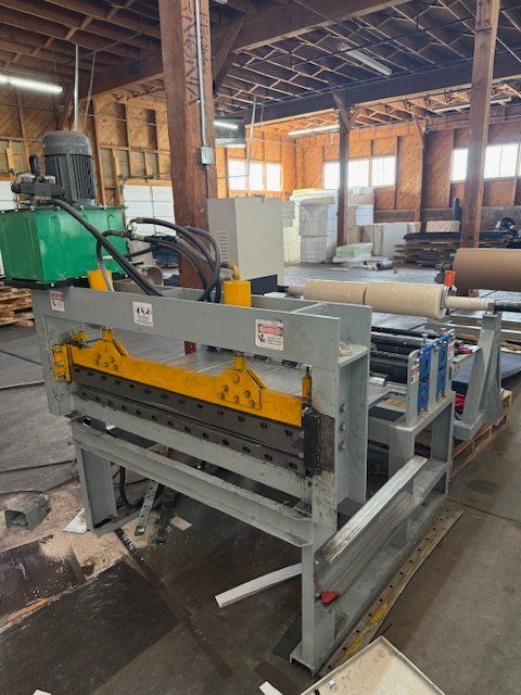 51" x 22 Ga slitter and cut to length line