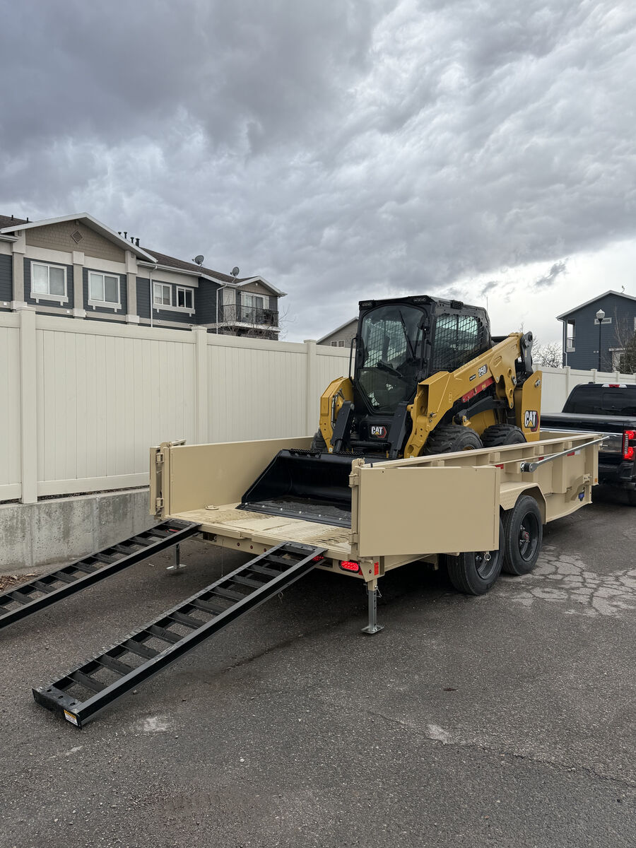 Skid Steer Rental + Dump Trailer Combo | Dirt Work, Landscaping, Snow Removal