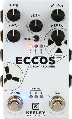 Keeley Eccos and EHX Bad Stone