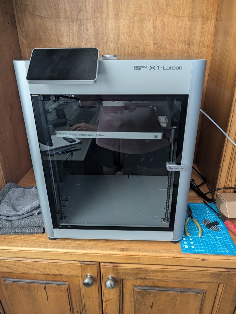 Bambu Lab X1-Carbon 3D Printer with AMS 2 Pro & Accessories - Lightly Used, Excellent Condition