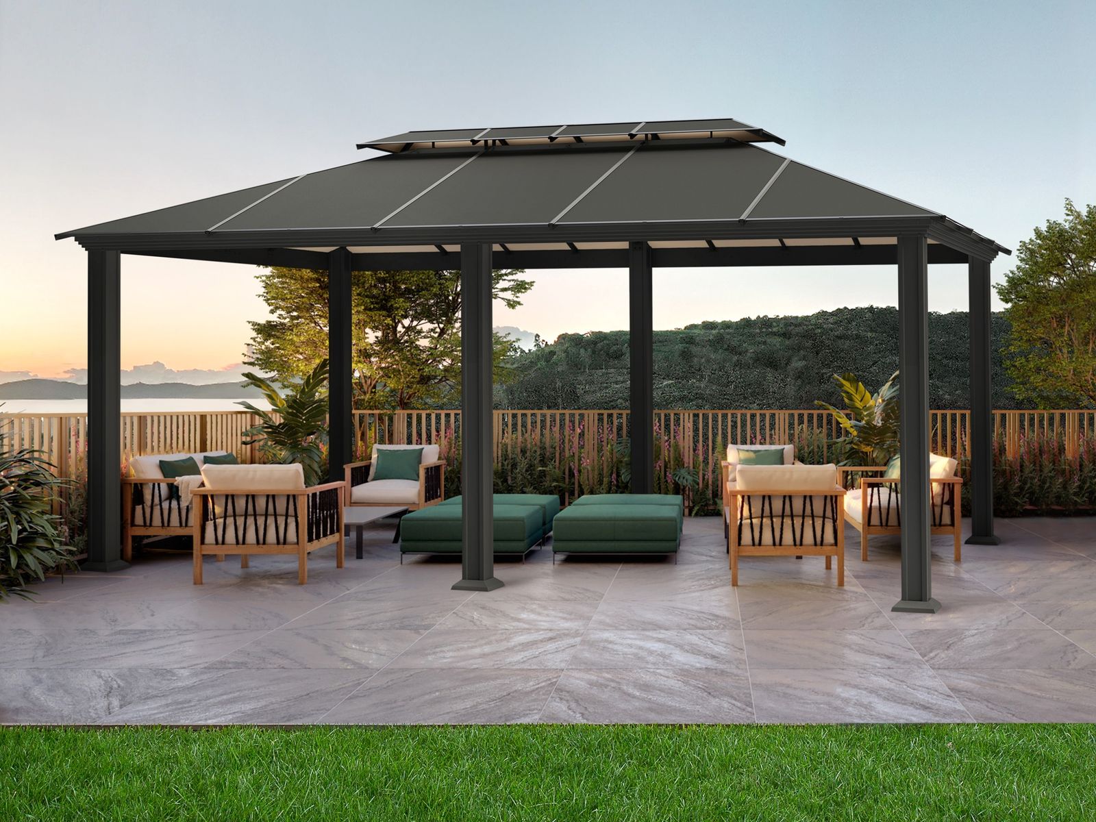 12' x 20' Hard Top Gazebo