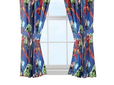 Kids 4-Piece Curtain Set - Marvel Avengers