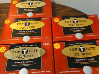 top flite XL 3000 golf balls box of 15 New