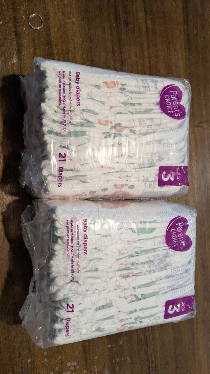Size 3 parents choice diapers 42 count