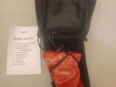 UNITE ITS Slim Line IFAK Kit Fully Loaded First Aid Kit