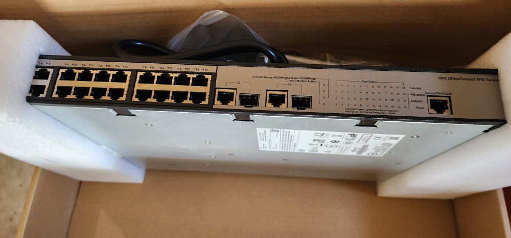 HPE OfficeConnect 1910 Series Ethernet Network Switch