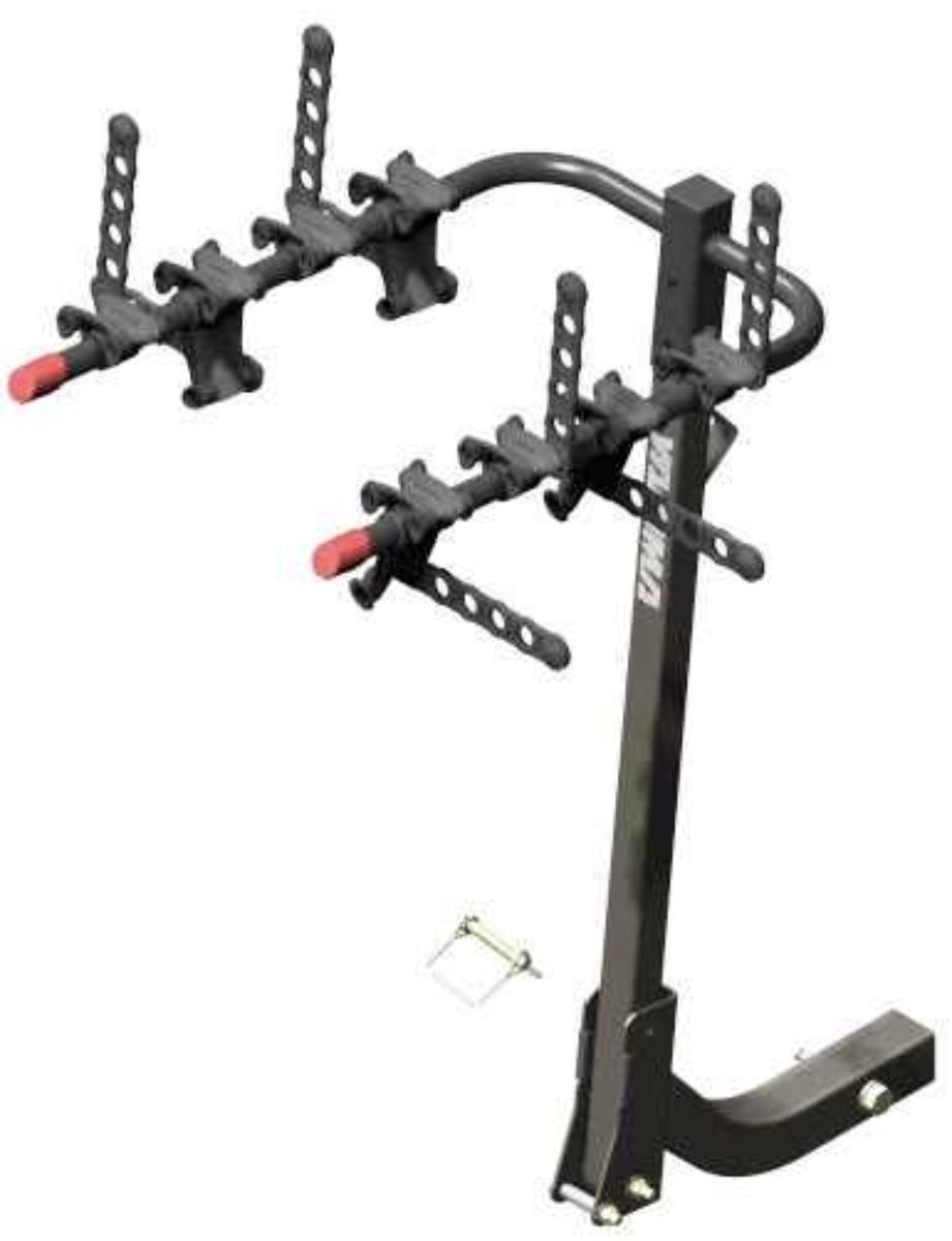Yakima RidgeBack 2-inch Hitch Mount 4-Bike Rack with Seat Post Adapter