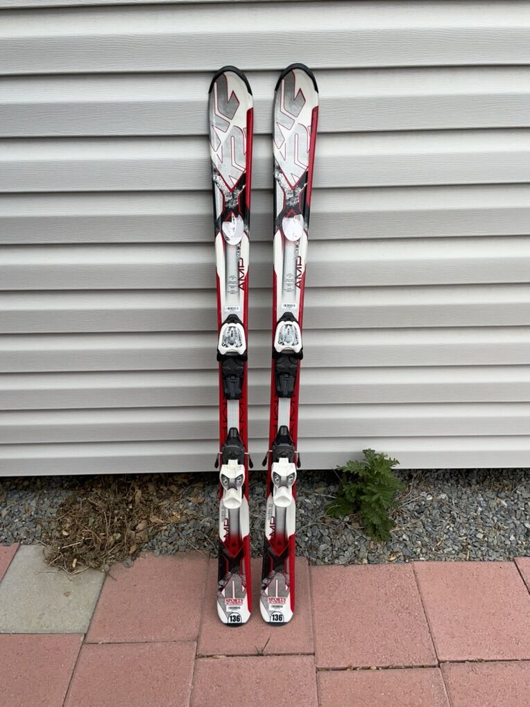K2 Amp Strike Jr Skis Size 136