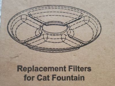 New! 12 pack of Filters for Cat Fountains Fcfs