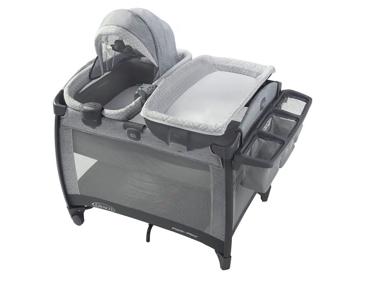 Graco Day to Dream Pack 'n Play Portable Playard with Newborn Napper & Changer - Gray