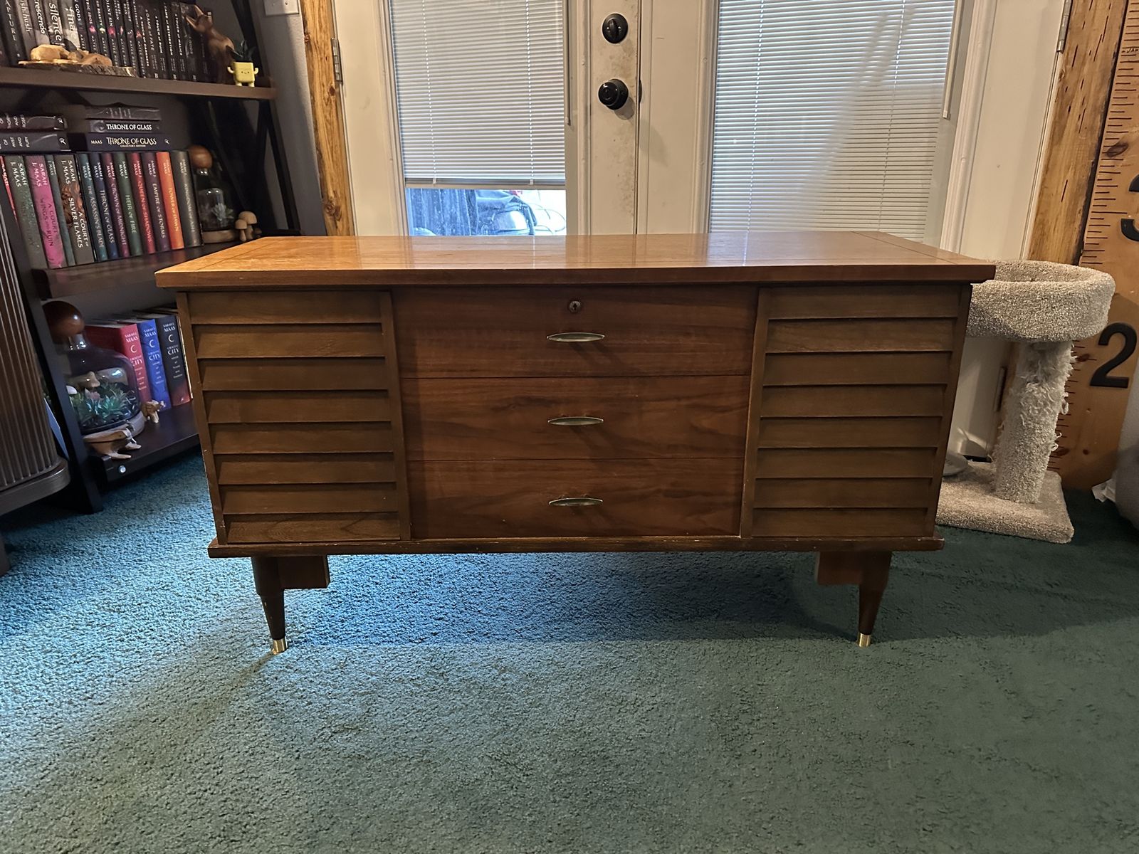 Mcm wooden chest 