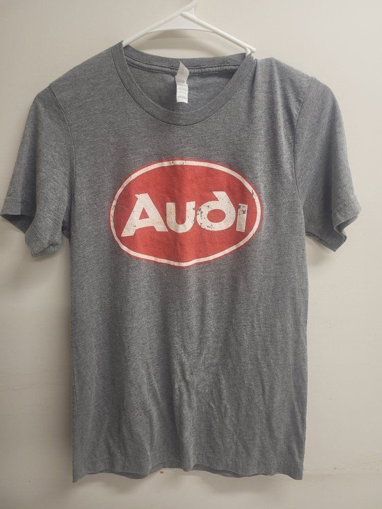 Bella + Canvas Audi Graphic T-Shirt Gray Size Small