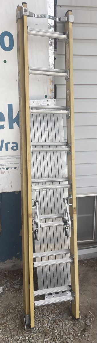 Werner 16’ heavy duty 375# rated fiberglass extension ladder