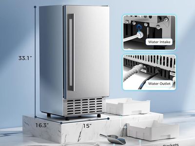 Kismile Commercial Under-Counter Pebble Ice Maker – Like New