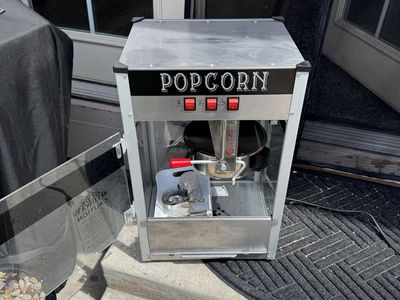 Theater-Style Popcorn Machine – Movie Nights, Parties, Game Room
