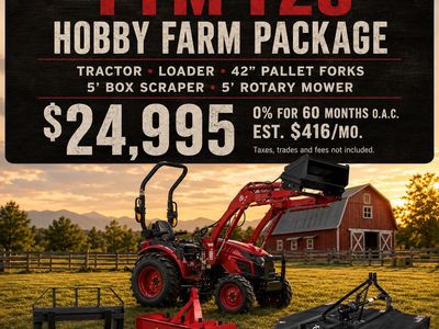 New TYM T25 Tractor PACKAGE DEAL!